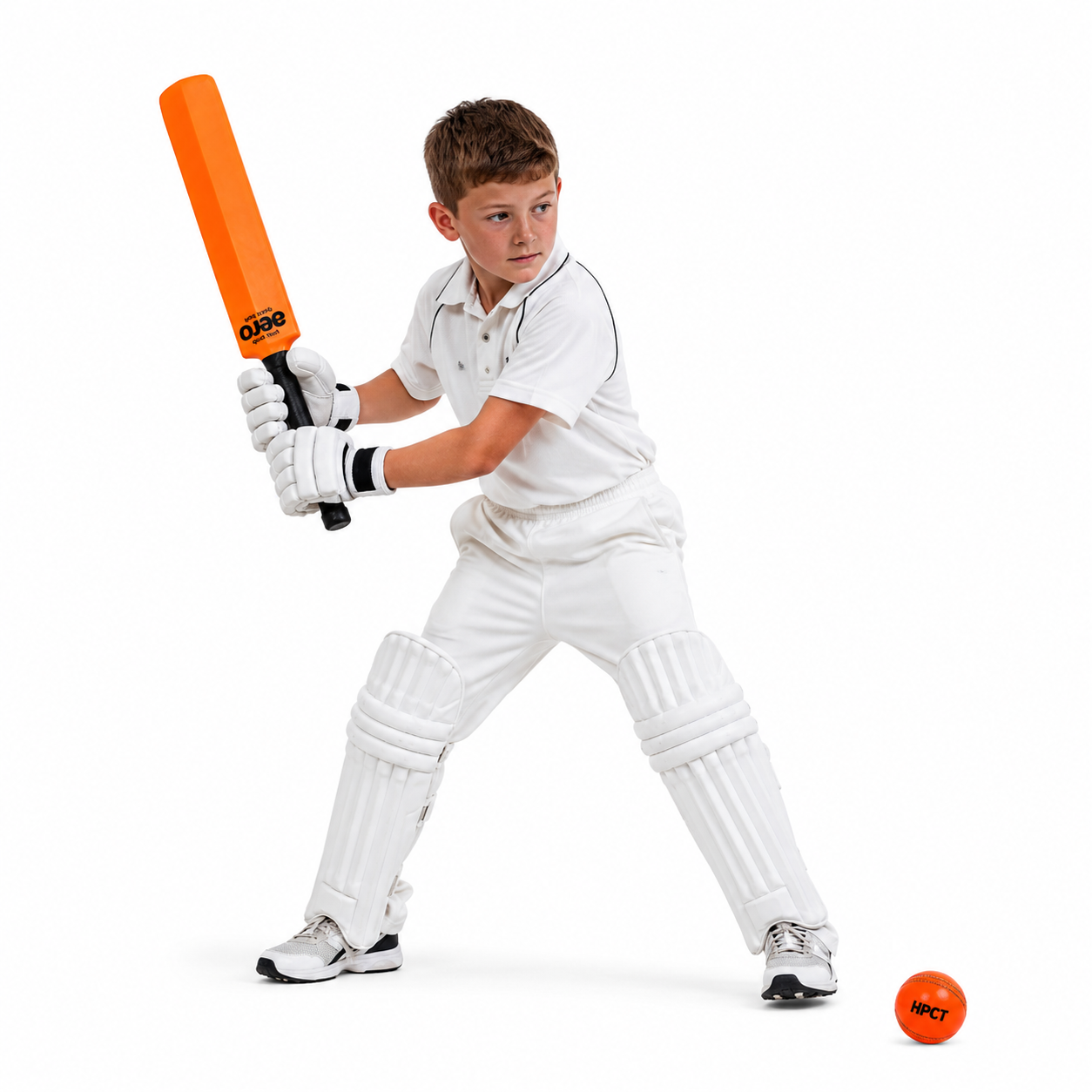 Aero Plastic Bat and Rubber Ball Set
