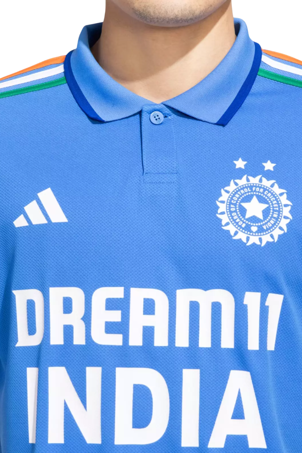 India cricket jersey UK close view