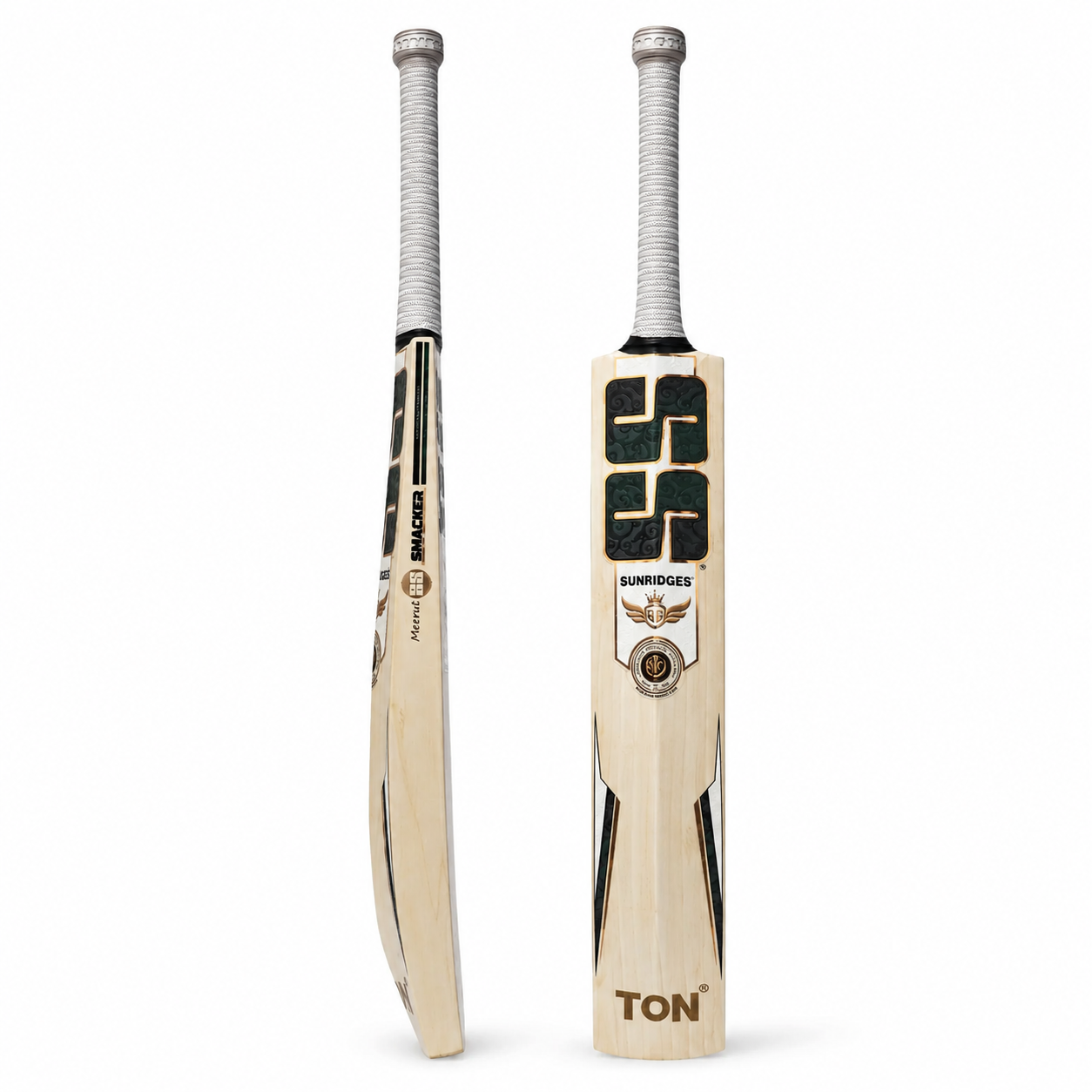 SS Smacker Signature Adult Cricket Bat back and side view