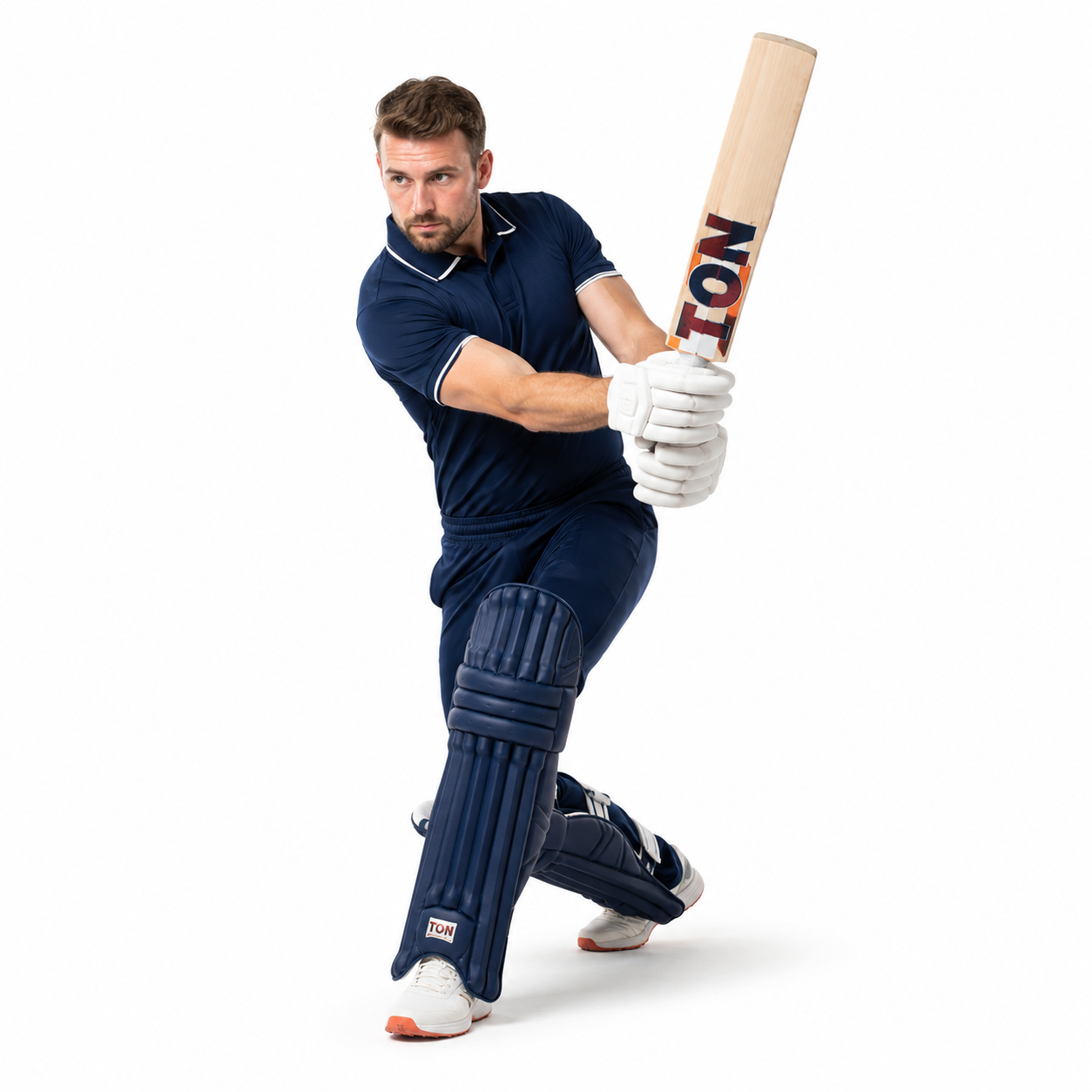 TON Gutsy Edition Adult Cricket Bat male model