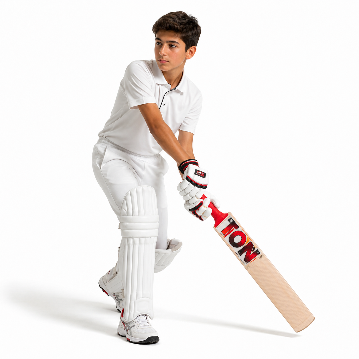 TON Maximus Junior Cricket Bat male model