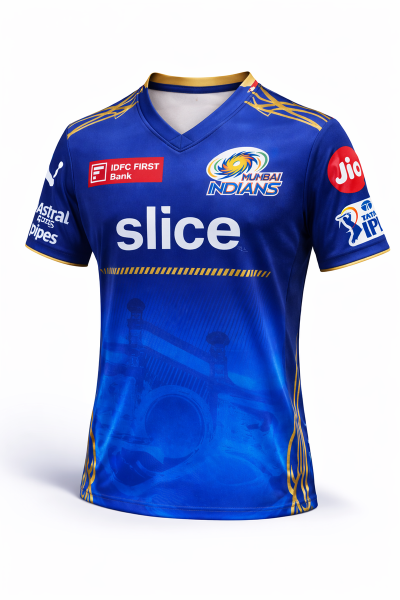 Mumbai Indians IPL jersey UK front view