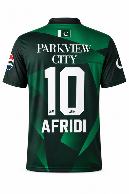Pakistan 2025 Fan Jersey | Afridi 10 | Official