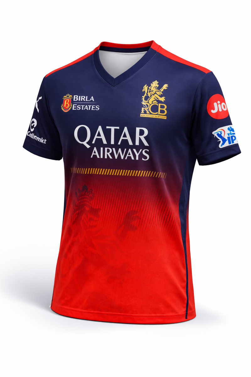 Royal Challengers Bangalore IPL jersey UK front view